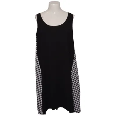Robe (Noir, Blanc) de Elli Coton, Élasthane, Polyester, Viscose