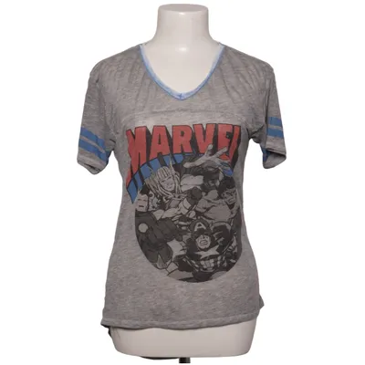 T-shirt (Grå, Blå, Flerfärgad) från Marvel Bomull, Polyester