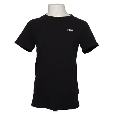 T-shirt (Black) from White Line Fila Cotton, Elastane