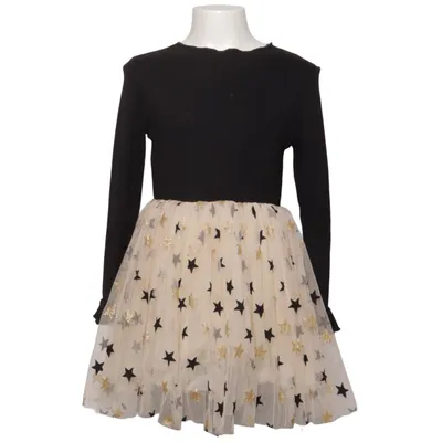 Dress (Black, Beige, Gold) from NNJXD Cotton, Polyester