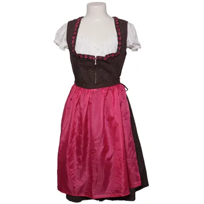 Dirndl (Brown, White, Pink) from Original Steindl Cotton