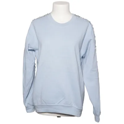 Sweatshirt (Bleu, Argent) de Lewis & Melly Coton, Polyester