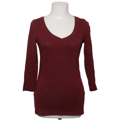 Long sleeve T-shirt (Red) from Oodji Cotton, Elastane