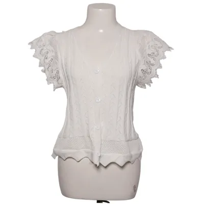 Cardigan (Hvid) fra Exquiss's Polyamid, Viscose