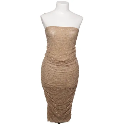 Dress (Beige) from Zara Elastane, Polyamide