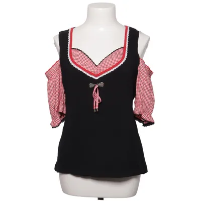 Dirndl blouse (Black, Red, White) from Brandl Tracht Cotton, Elastane
