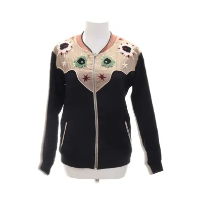 Bomberjakke (Sort, Flerfarvet) fra Scotch & Soda Polyester, Viscose