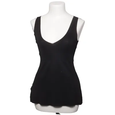 Tanktop (Zwart) van Mango Basics Viscose, Polyamide