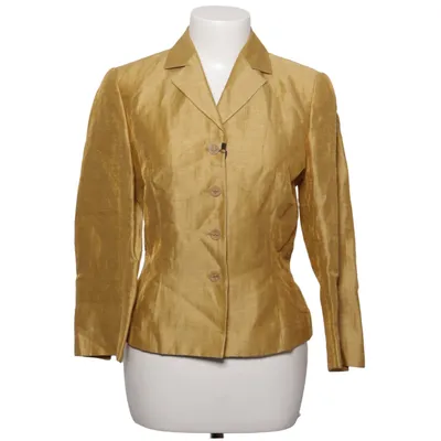 Blazer (Beige) from Mariella Burani Cupro, Linen, Polyamide
