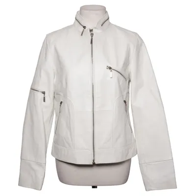 Veste en cuir (Blanc) de Priory Cuir, Polyester