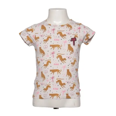 T-shirt (White, Pink, Brown) from Jubel Cotton, Elastane