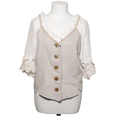 Dirndl (Beige, White) from Rose-Dirndl