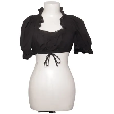 Dirndlblus (Svart) från Almenrausch Bomull, Polyester