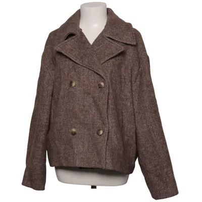 Pea coat (Brown) from Selected Femme Polyester, Wool