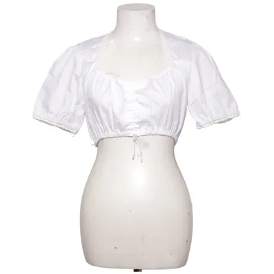 Dirndlbluse (Hvid) fra Zeagoo Bomuld, Polyester