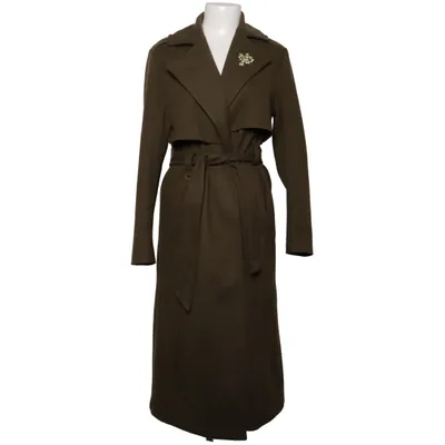 Coat (Green) from One More Story Elastane, Polyester, Viscose