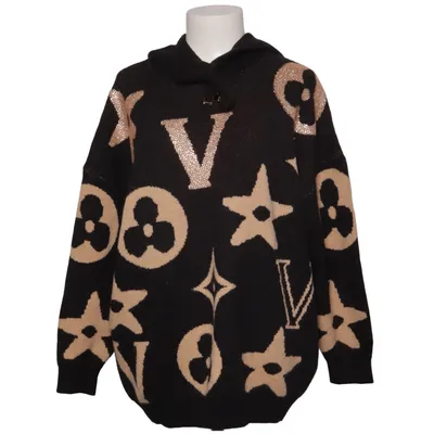Huvtröja (Svart, Beige) från Moewy Polyester