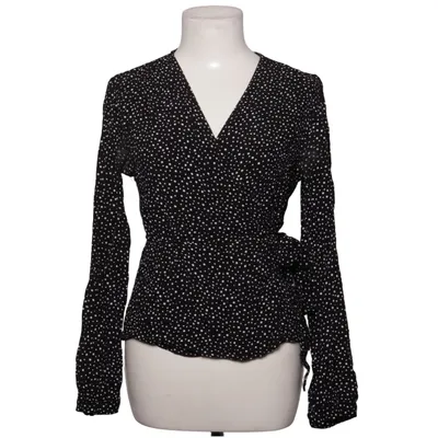 Wrap blouse (Black, White) from America Today Viscose