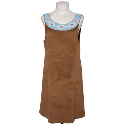 Dress (Brown) from Mymo Elastane, Polyester