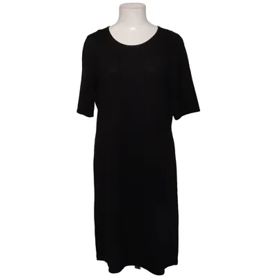 Jurk (Zwart) van S. Milton Kasjmier, Merinowol, Polyamide, Viscose
