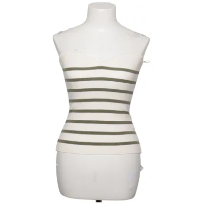 Tube top (White, Green) from Pull & Bear Polyamide, Viscose