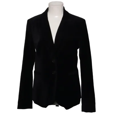Blazer (Black) from Oui Acetate, Cotton, Elastane