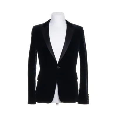 Smoking blazer (Zwart) van Saint Laurent Katoen, Polyester, Zijde, Viscose