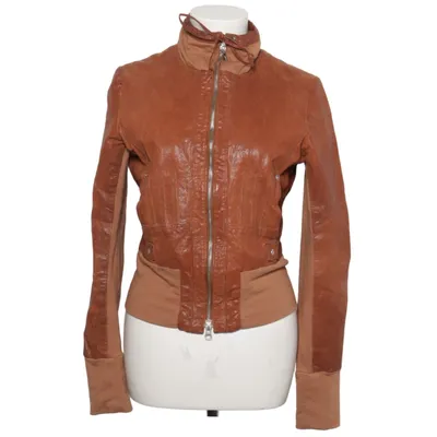 Läderjacka (Brun) från ARMA Collection Skinn, Polyester