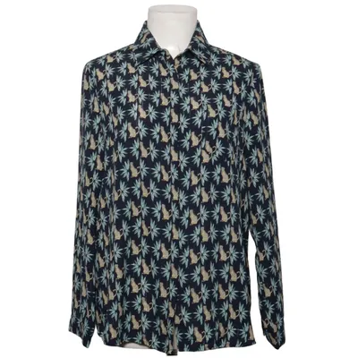 Bluse (Blå, Flerfarvet) fra It Hippie Polyester