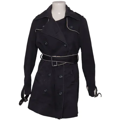 Trench-coat (Bleu) de Mitch & Co Coton, Élasthane, Polyester