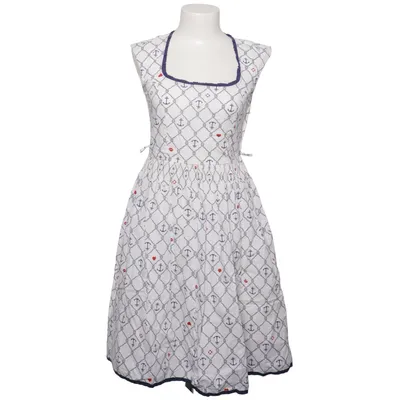 Jurk (Wit, Blauw, Rood) Katoen