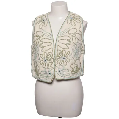 Väst (Beige, Grön, Blå) från Zara Bomull, Polyester