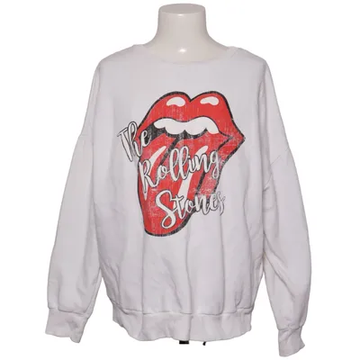 Sweatshirt (White, Red, Black) from The Rolling Stones Cotton
