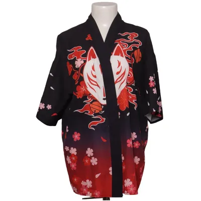Kimono (Black, Red, Pink) from Romwe