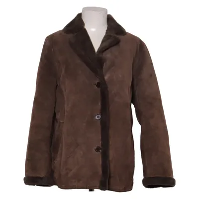 Shearlingjacka (Brun) från Avitano Akryl, Skinn, Polyester