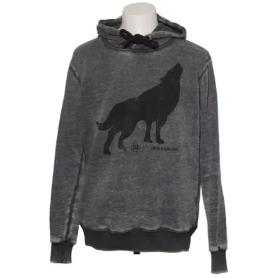 Capuchon sweater (Grijs) van Wolfsburg Katoen, Polyester