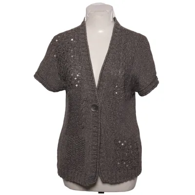 Cardigan (Gray) from Bonita Acrylic, Cotton, Polyester
