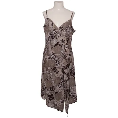 Kleid (Braun, Weiß, Grau) von Biaggini Elasthan, Polyamid, Polyester