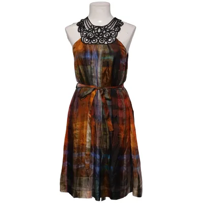 Robe (Orange, Bleu, Multicolore) de Ana Alcazar Soie