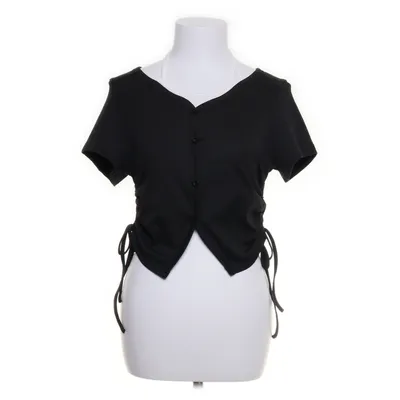 Top (Black, White) from Lovito Elastane, Polyester