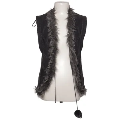 Weste (Schwarz, Grau) von NKD Acryl, Baumwolle, Polyester
