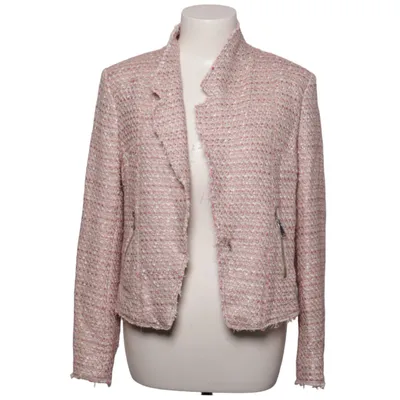 Jacke (Pink, Weiß, Mehrfarbig) von Marc Aurel Acryl, Baumwolle, Polyamid, Polyester, Viskose