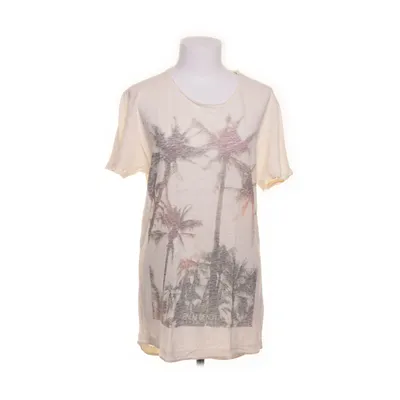 T-shirt (Beige, Multicolored) from Japan Rags Linen