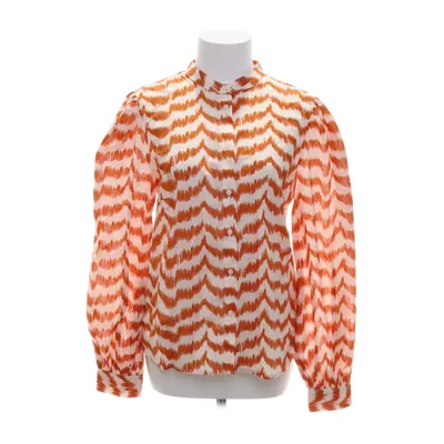 Skjorta (Vit, Orange, Flerfärgad) från Mango