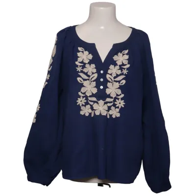 Blouse (Bleu, Blanc) de Sézane Coton, Polyester