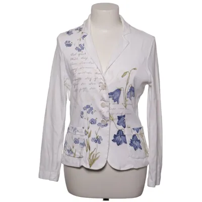 Blazer (White) from ZauberMasche Cotton, Viscose