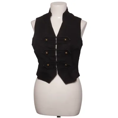 Anzugweste (Schwarz) von WE Fashion Acetat, Baumwolle, Elasthan