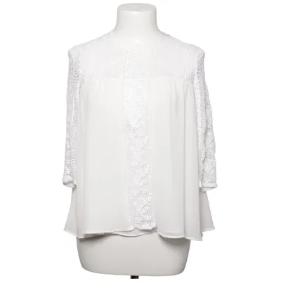 Blouse (White) from Zara Trafaluc Cotton, Polyester
