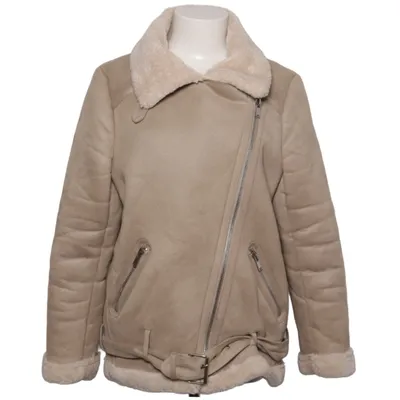 Shearlingjakke (Beige) fra Zara Woman Outerwear Polyester