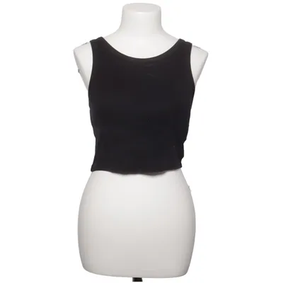 Tanktop (Zwart) van Uniqlo Katoen, Elastaan, Polyester